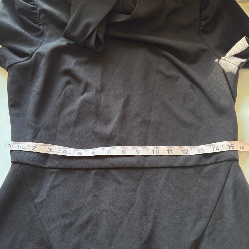 Maggy London Classic Black Midi Dress - Picture 10 of 11